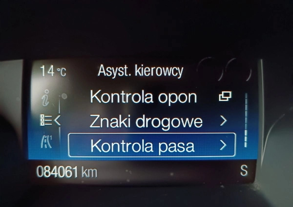Ford Kuga cena 74900 przebieg: 84061, rok produkcji 2018 z Poznań małe 631